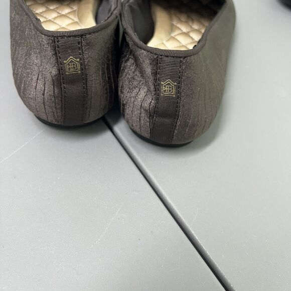 Birdies The Starling Womens 6.5 Shoes Brown Python Print Velvet Loafer Flat - Picture 4 of 10